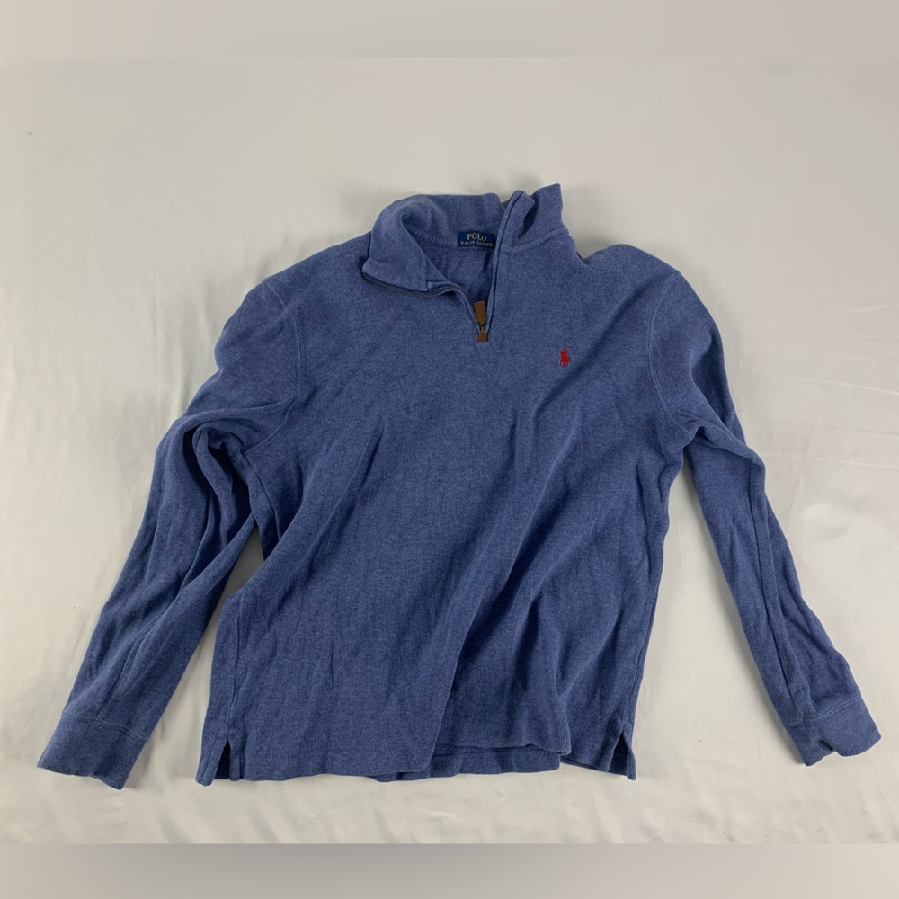 Polo zip up sweatshirt